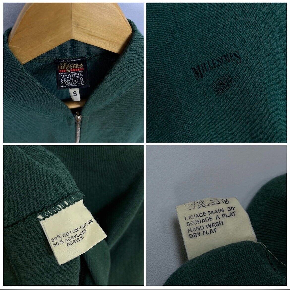 1980s Marithe Francois Girbaud x Millesimes Full Zip Kimono 1980s Marithe Francois Girbaud x Millesimes Full Zip Kimono