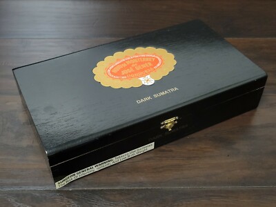 Hoyo de Monterrey de Jose Gener - Media Noche Dark Sumatra - Empty Cigar Box