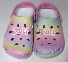 Juicy Couture Buena Ventura Size 4 Tie Dye Clogs