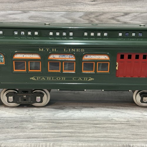 MTH No 429 Combine 10-1107B Dark Green Standard Gauge Tinplate Lighted "B" - Picture 4 of 18