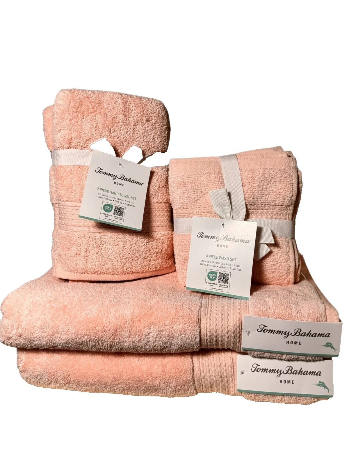 Tommy Bahama 纯色带图案浴巾和毛巾