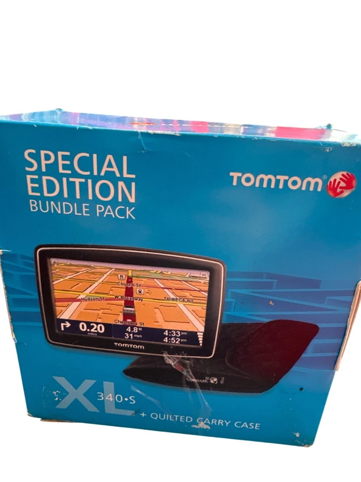TomTom XL 340-S GPS Edición Especial Paquete Paquete con Estuche Acolchado Piezas SKU8168 Foto 3 de 4