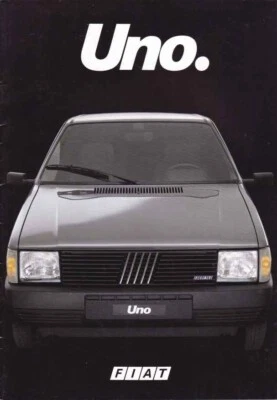 Catalogue Brochure Fiat Uno 06/1986 Belgique en français - Photo 1/2