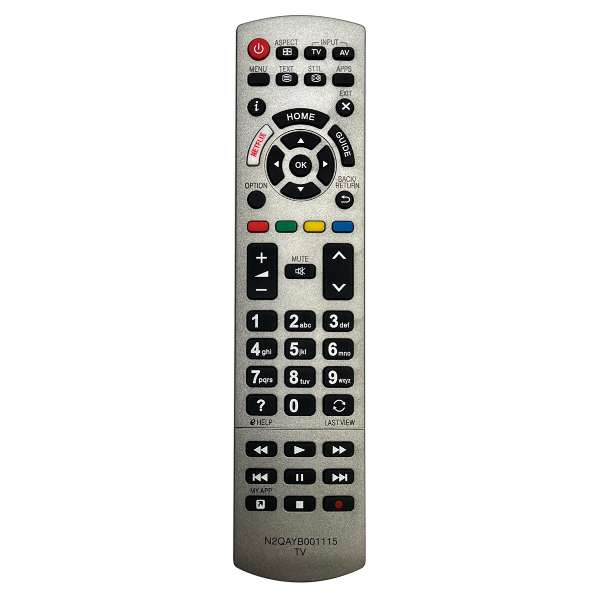 Thumbnail - Ersatz Tv Fernbedienung Für Panasonic Tx49ex610 Fernseher