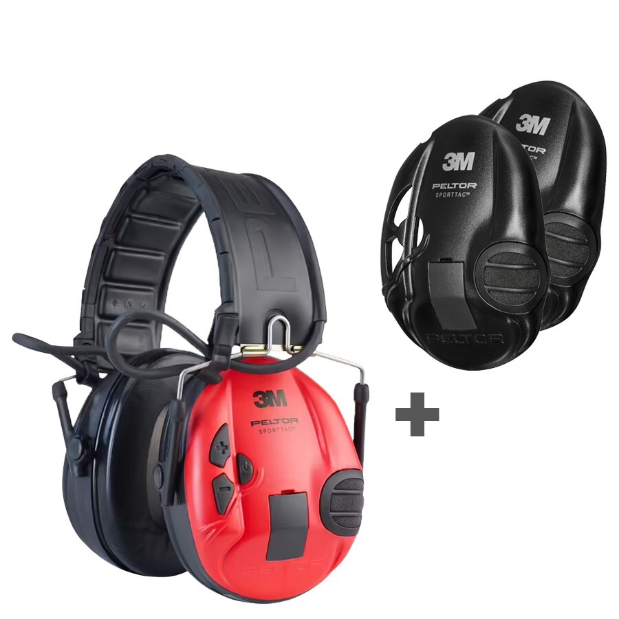 Protezioni acustiche da tiro ACTIVE 3M Peltor SportTac (MT16H210F-478-RD)