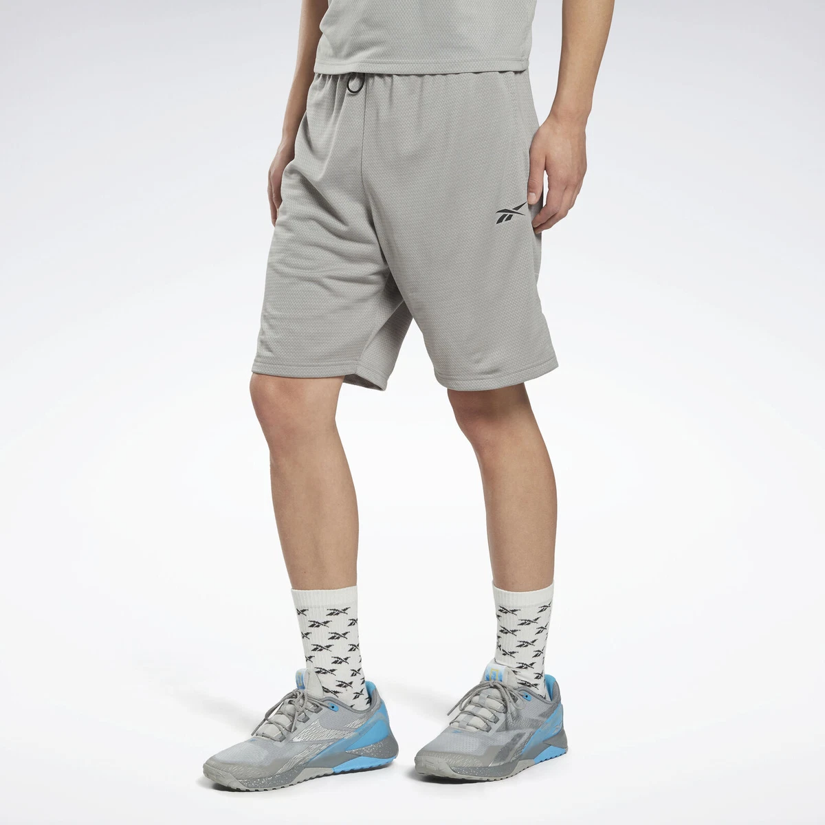 Reebok Men s Workout Ready M lange Shorts eBay