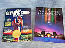 1¢ Auction 1984 Los Angeles LA Olympics Program & Olympic Magazine (USA Games)