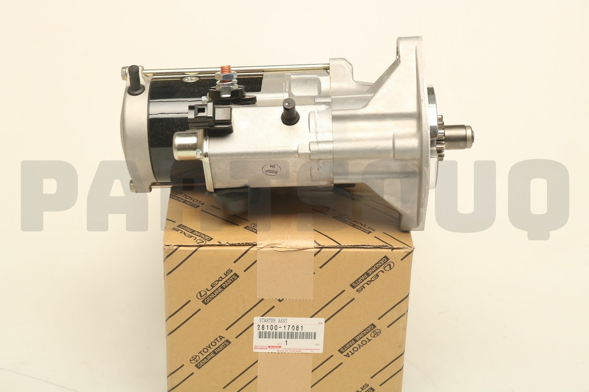 2810017081 Genuine Toyota STARTER ASSY 28100-17081 | eBay