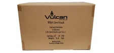Vulcan Shield 100 Pt Card Vault Magnetics Case w/8 boxes Brand New Free Shipping