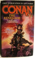 CONAN THE RENEGADE by Leonard Carpenter (1986) TOR paperback 1st