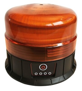 Warnblinkleuchte Orange, Notfallleuchte LED Mit Ladegerät, Akku, Blinklicht Oran