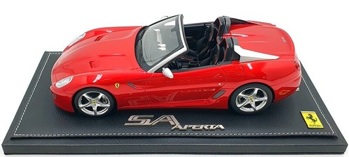 BBR 1/18 Scale Resin P1825A - Ferrari SA Aperta Paris 2010 - Metallic Red - Picture 3 of 6