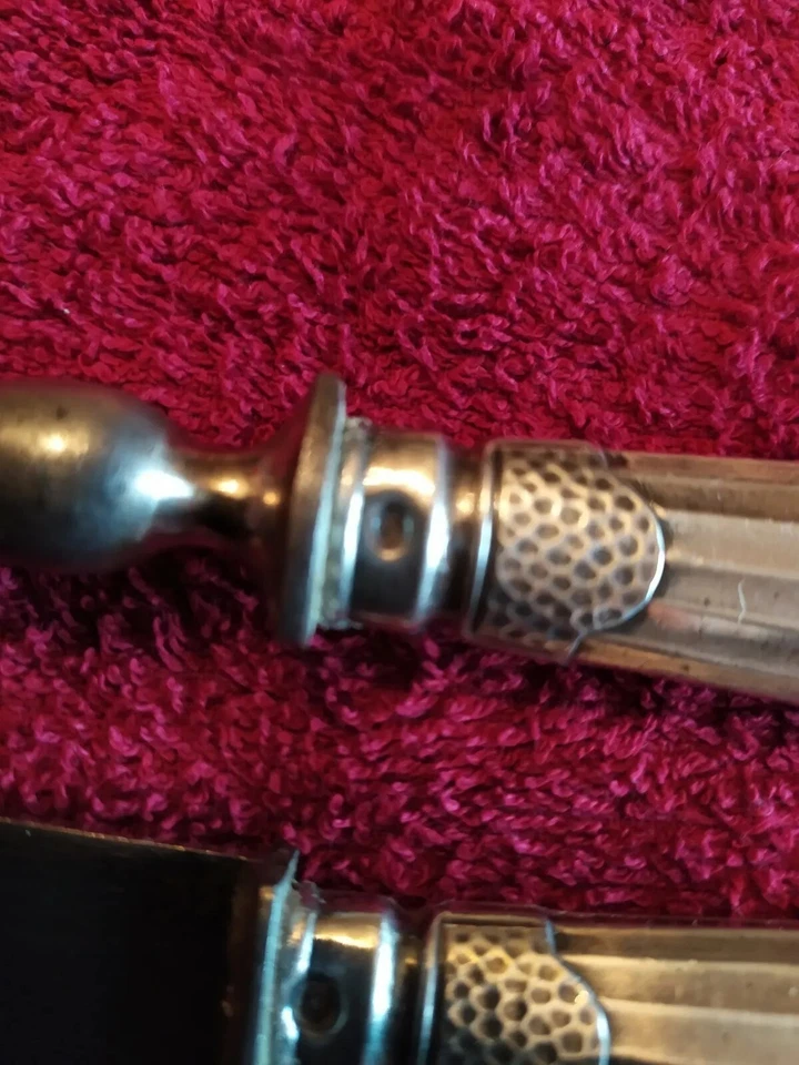  Service à Découper Art Déco Argent Massif Minerve , Ancien 1930 . - Photo 3/4