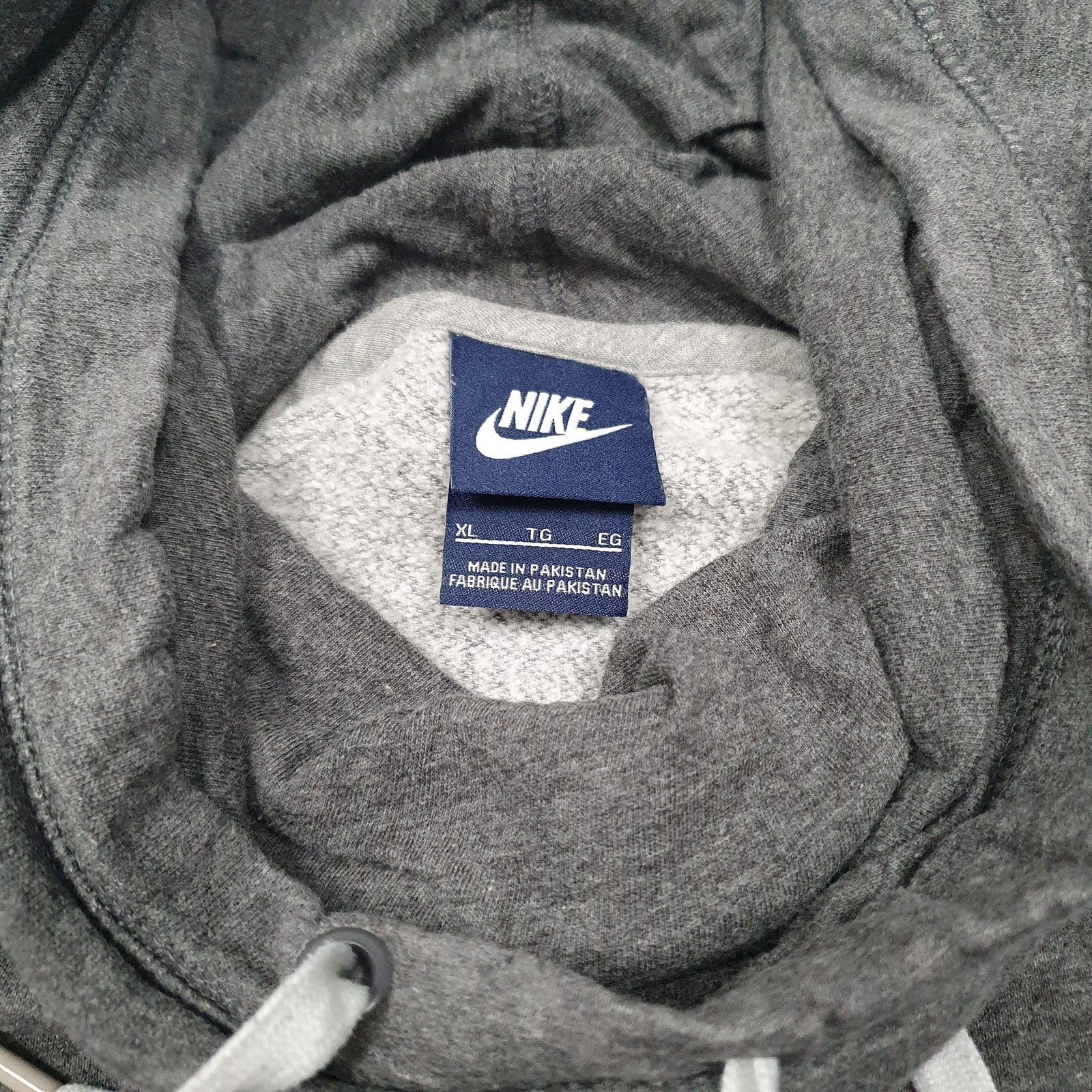 NIKE Hoodie Roll Neck Turtle Jumper Sweatshirt Mens L image 2