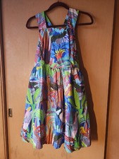 Beautiful Anthropologie Orane Sigal Bird Palm Mini Dress SZ S