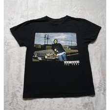 Kids Ice Cube Graphic T Shirt Black Short Sleeve Hip Hop Rap Concert Tee