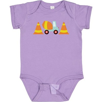 Inktastic Cement Mixer Construction Baby Bodysuit Transportation Truck Work Zone