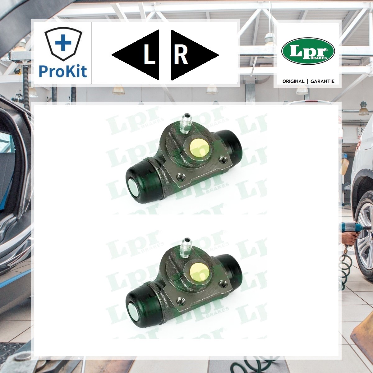2x ORIGINAL® Lpr Radbremszylinder Hinten für Fiat DOBLO Großraumlimousine