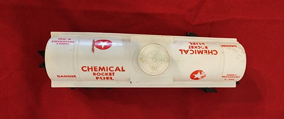 Coche de tren de juguete de combustible químico para cohete Marx X-246 de colección de los años 60 Foto 3 de 4