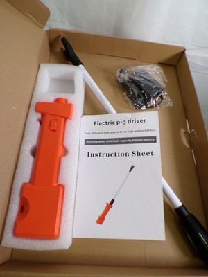 Rechargeable Electric Pig Driver Kit Livestock Prod Stick with Charger