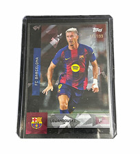 Topps FC Barcelona Team Set Robert Lewandowski #11 Serial Numbered 171/199