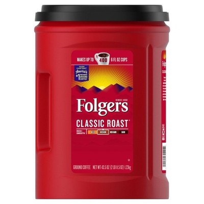 Folgers Classic Roast Ground Coffee (43.5 oz.)