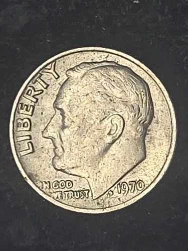 1970 P Roosevelt Dime Circulated