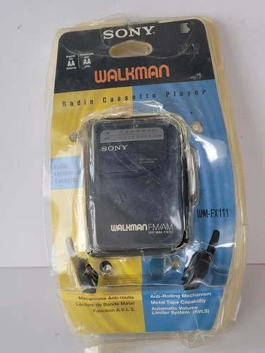 Vintage Sony Walkman WM-FX111 AM/FM Radio & Casette Player - NOT TESTED -