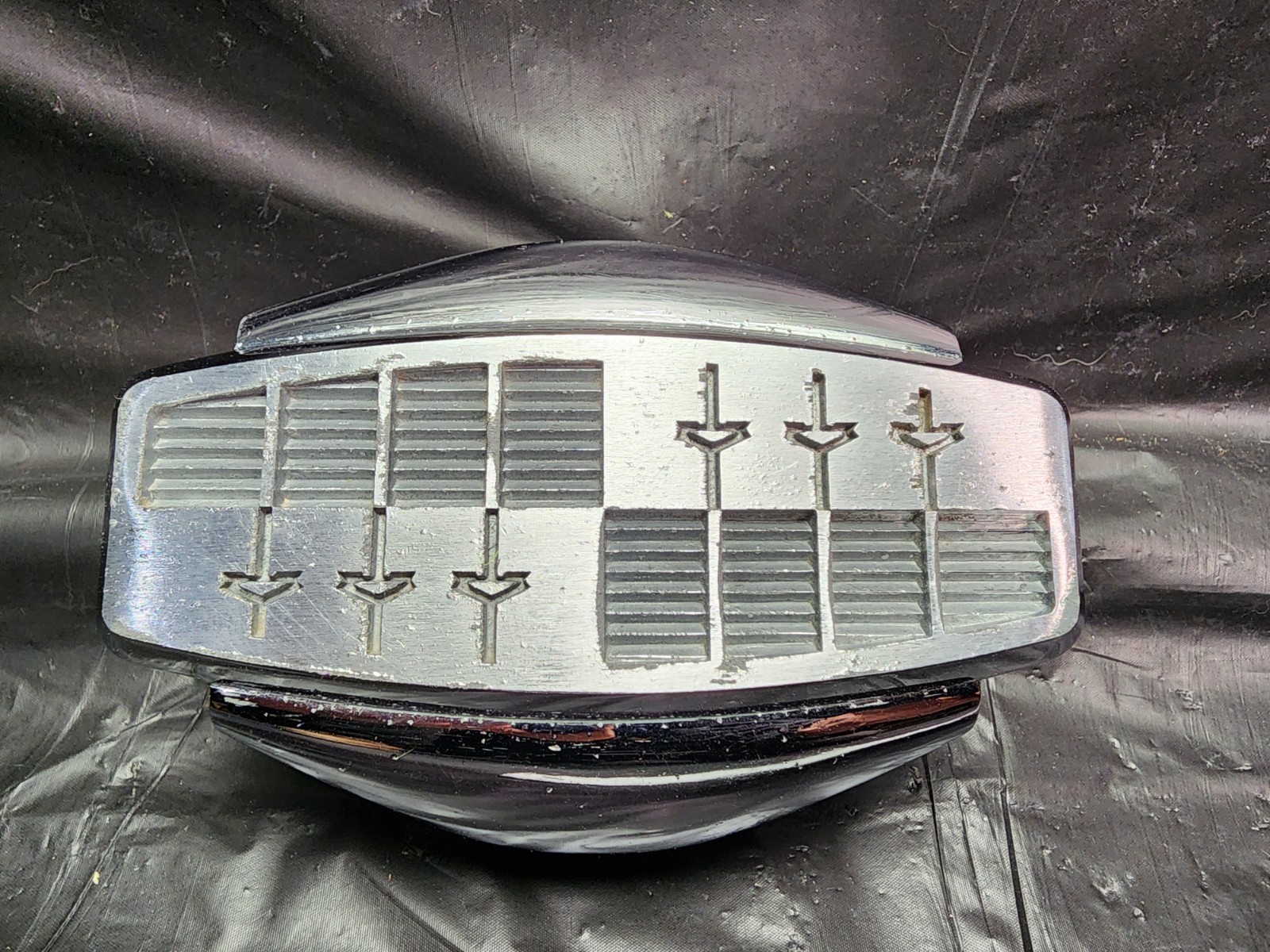 1958-60 Chevy Bel Air Biscayne OEM Steering Wheel Horn Button GM