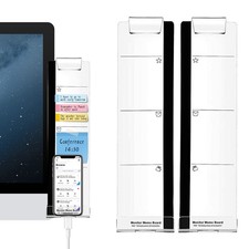 Computer Monitor Memo Board 2 PCS Side Panel Phone Holder Office Organizer