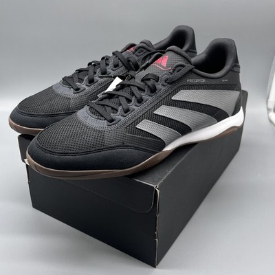 Adidas Predator League Indoor Soccer Shoes ID3781 Black Grey Red Men\'s Size 12 adidas Predator League Indoor - Black/Grey Four/Lucid Red  main image 3