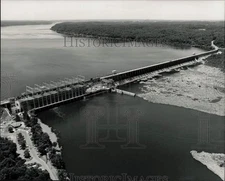 1993 Press Photo Philadelphia Electric Company Dam on the Susquehanna River