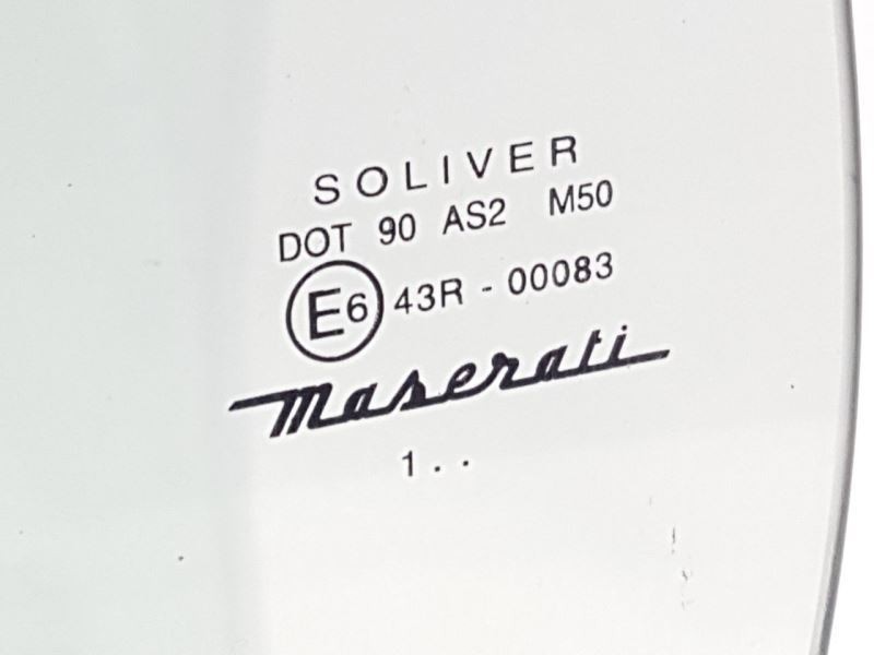 Front Left Driver Door Glass OEM Maserati Spyder CC 2002