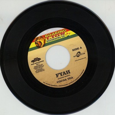 Cocoa Tea - Fyah / Fuego Feat. Ines Pardo (Vinyl 7'' - 2018 - EU - Original)