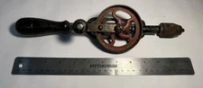 Vintage Millers Falls Tools Hand Drill No. 5A USA Egg Beater Crank Style