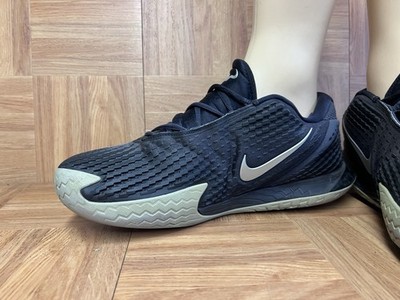 10.5 - Nike Zoom Vapor Cage 4 RAFA Tennis Shoes Blk/Metallic