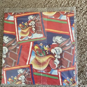 Vtg. Sealed Cleo Looney Tunes Flat Gift Wrap 2-20x30 Heavyweight Sheets