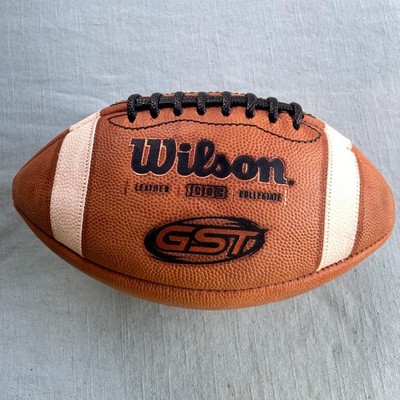 ウィルソン GST オフィシャル WTF1003 Wilson GST Adult LEATHER FOOTBALL, NFHS/NCAA, WTF1003, New | eBay