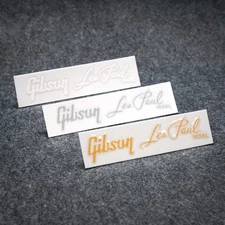 3Pcs GIBSON LES PAUL LP Guitar LOGO Transfer Headstock Decals UV Sticker