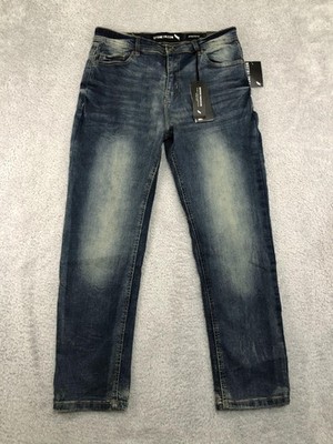Stone Falcon Jeans Mens 30x28 (Tag 32x30) Blue NWT Athletic Fit