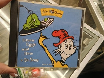 Living Books: Dr Seuss Green Eggs and Ham (PC CD-ROM 1996) Computer Video Game +