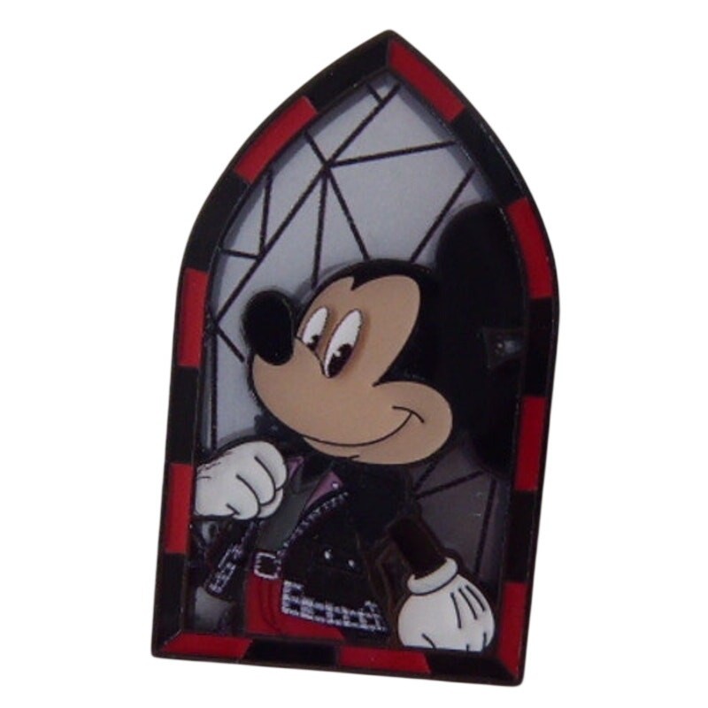 Disney Trading Pin 181934 LFLY Mickey Kingdom Hearts Stained Glass Window
