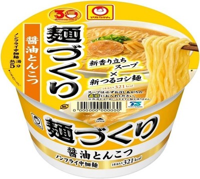 Maruchan Ramen Nudeln MENDUKURI Tonkotsu Sojasauce Tasse Suppe Instant Japan 91g