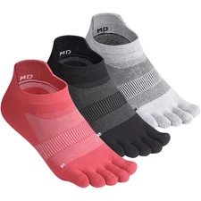 Coolmax Toe SocksMoisture Wicking Ankle Socks For Men Women Running AthleticA...