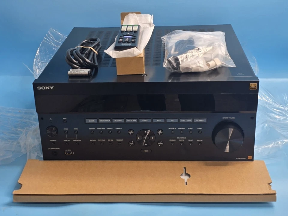 索尼 STR-AZ3000ES 9.2-Ch 8K 家庭影院 A/V 接收器 带杜比全景声 STRAZ3000ES — 第 2/4 张图片