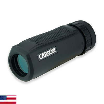 Carson BlackWave 10x25mm Waterproof Monocular, Black (WM-025)