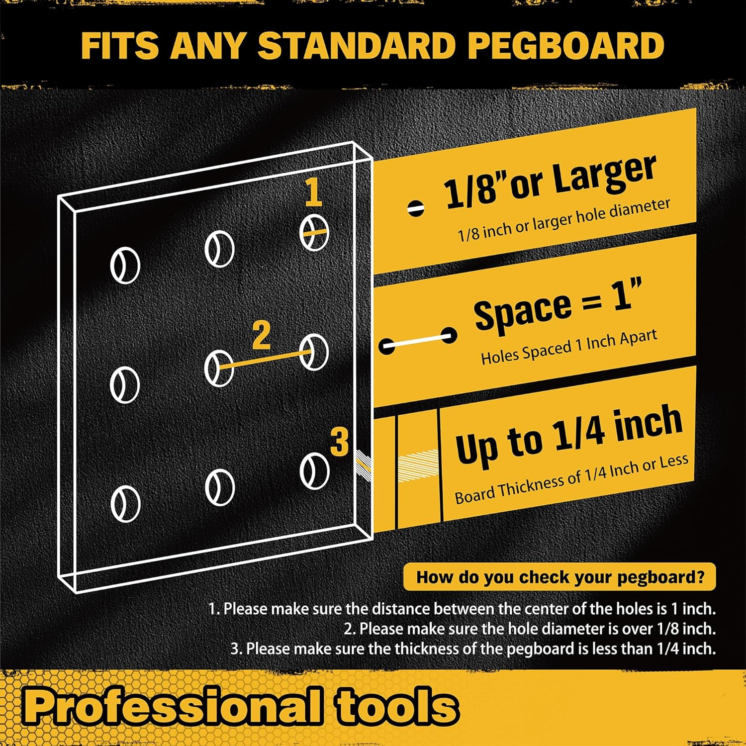 ELEAD Pegboard Bins Organizer Set 24-Pack - Durable Storage Tray for Screws, Nut