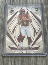 ? 2024 Panini Phoenix #198 Jayden Daniels Rookie Card RC Base Commanders. rookie card picture
