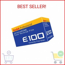 Kodak Ektachrome E100G Color Slide Film ISO 100, 35mm Size, 36 Exposure, Transpa