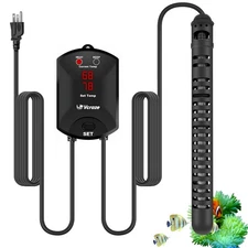 Aquarium Heater 800W Fish Tank Heater with External Thermostat (Dual Digital ...